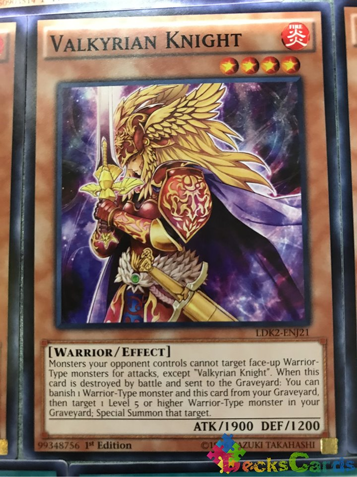 Valkyrian Knight - LDK2-ENJ21 - Common 1st Edition 1