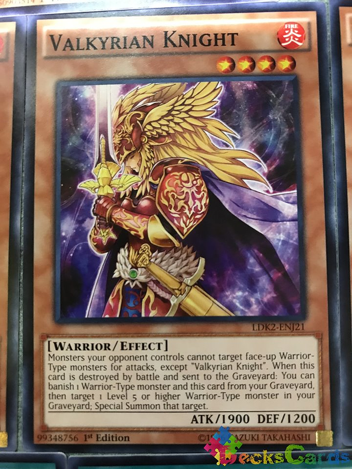 Valkyrian Knight - LDK2-ENJ21 - Common 1st Edition 1