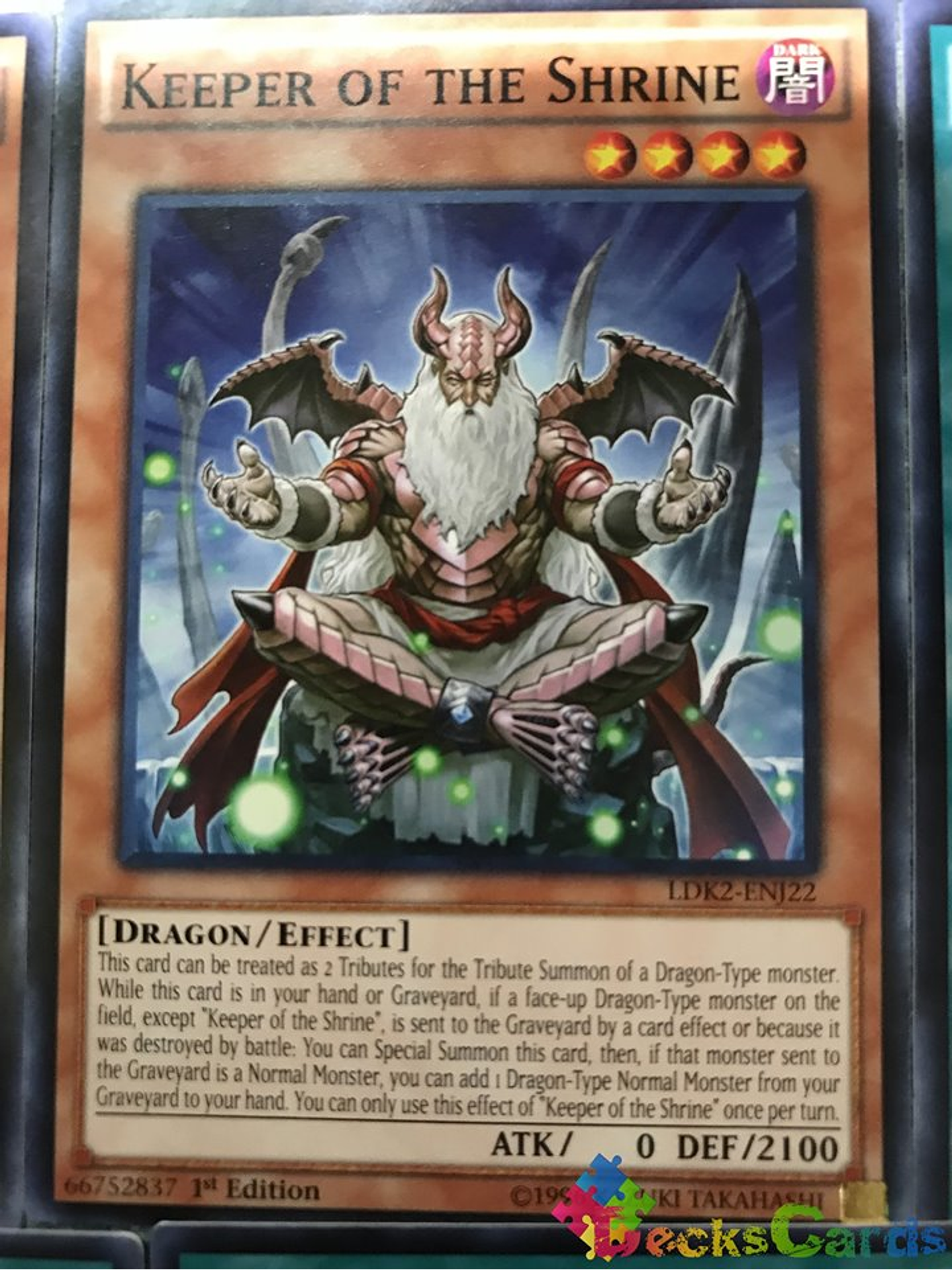 Keeper of the Shrine - LDK2-ENJ22 - Common 1st Edition 1