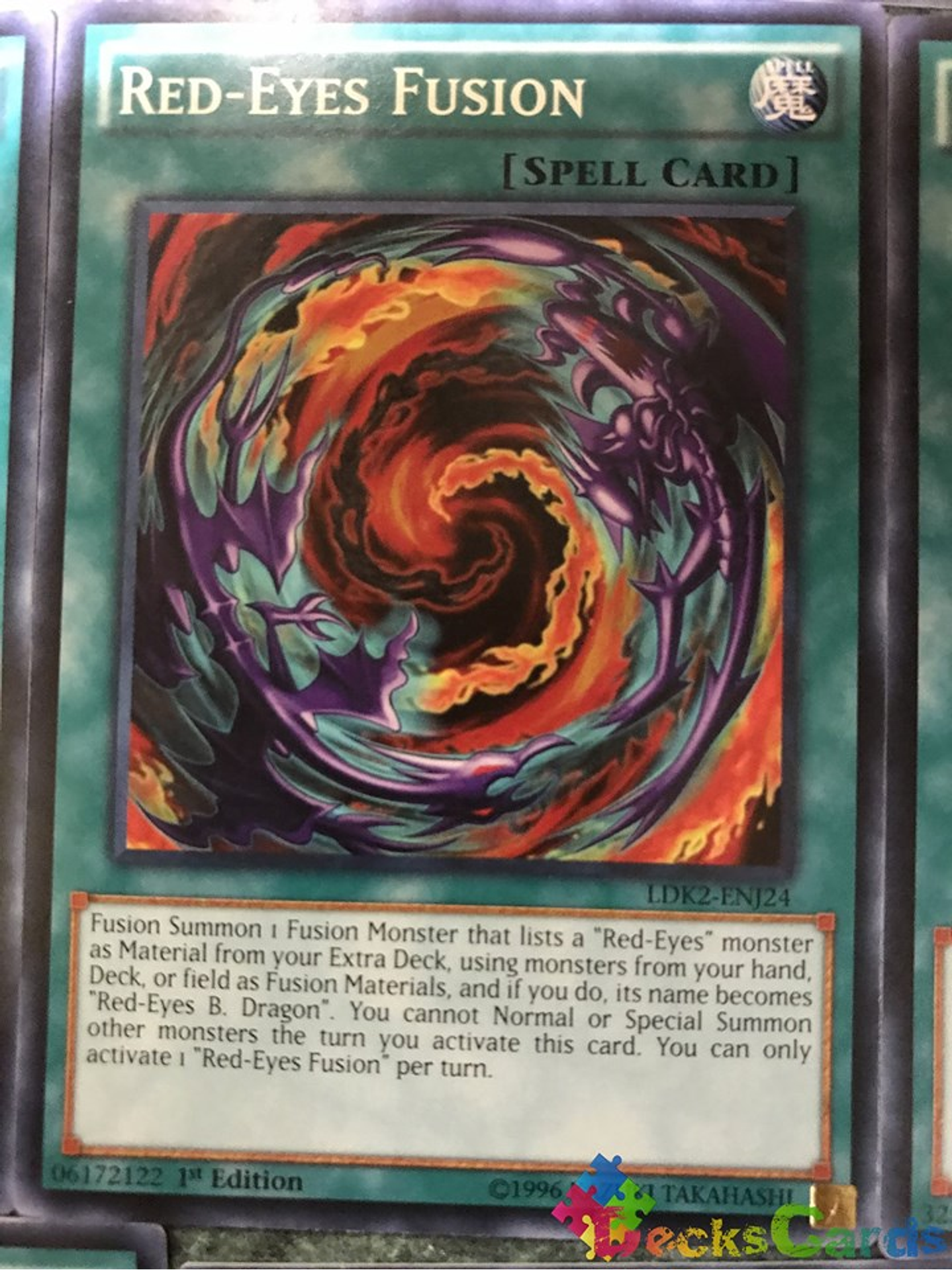 Red-Eyes Fusion - LDK2-ENJ24 - Common 1st Edition 1