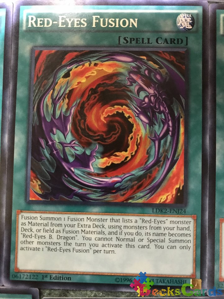Red-Eyes Fusion - LDK2-ENJ24 - Common 1st Edition 1
