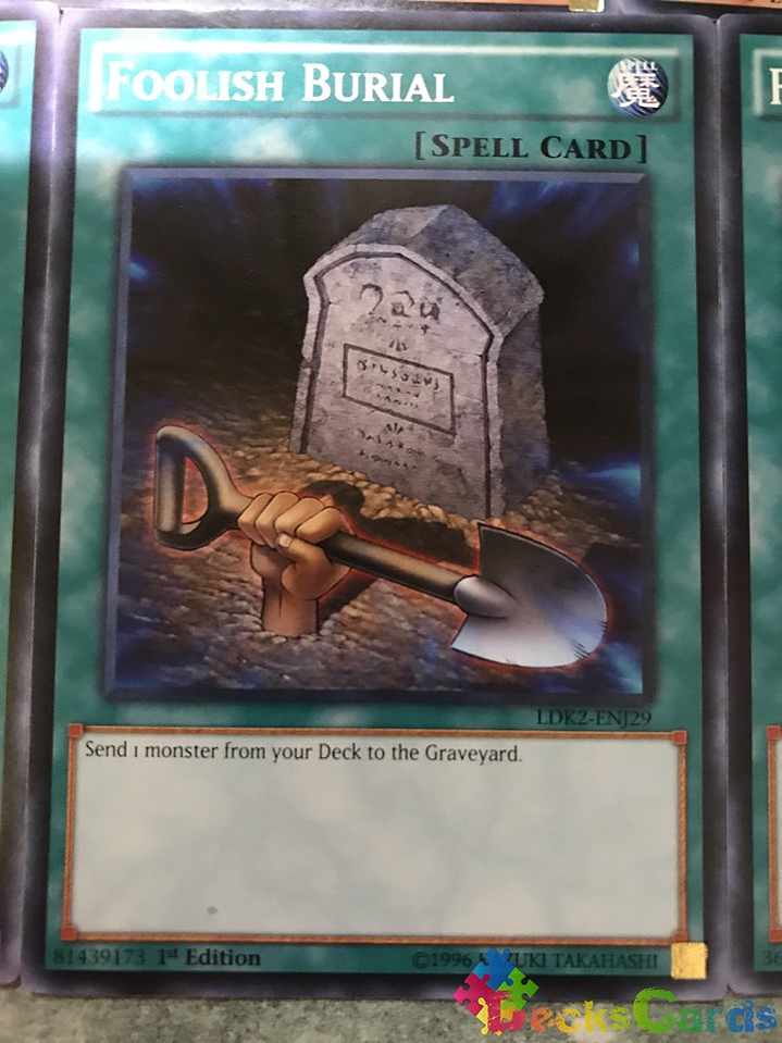 Foolish Burial - LDK2-ENJ29 - Common 1st Edition 1