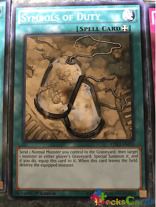 Symbols of Duty - LDK2-ENJ33 - Common 1st Edition