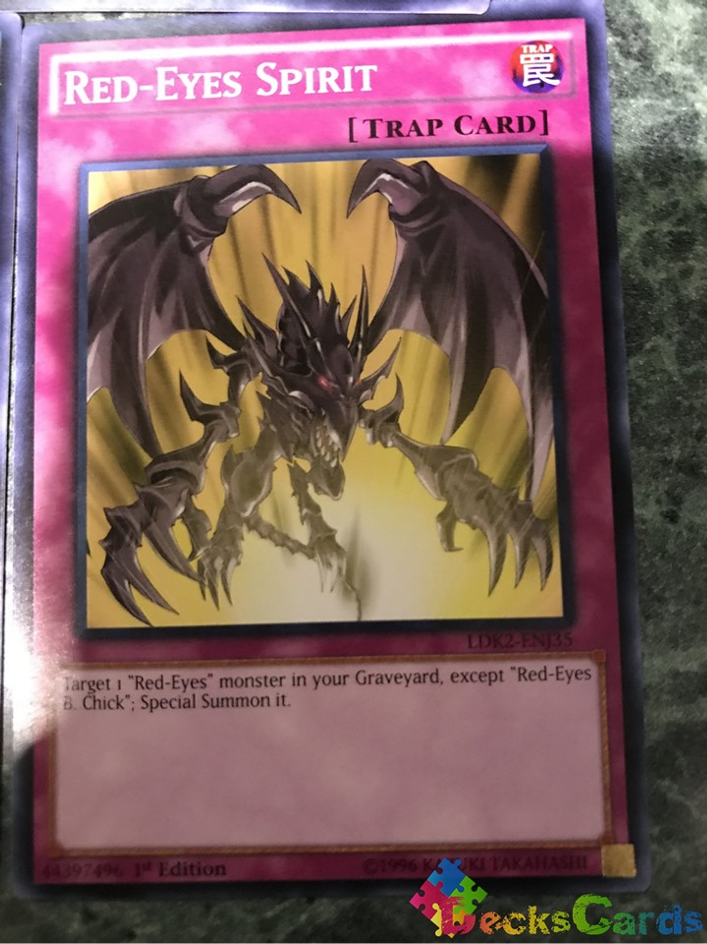 Red-Eyes Spirit - LDK2-ENJ35 - Common 1st Edition 1