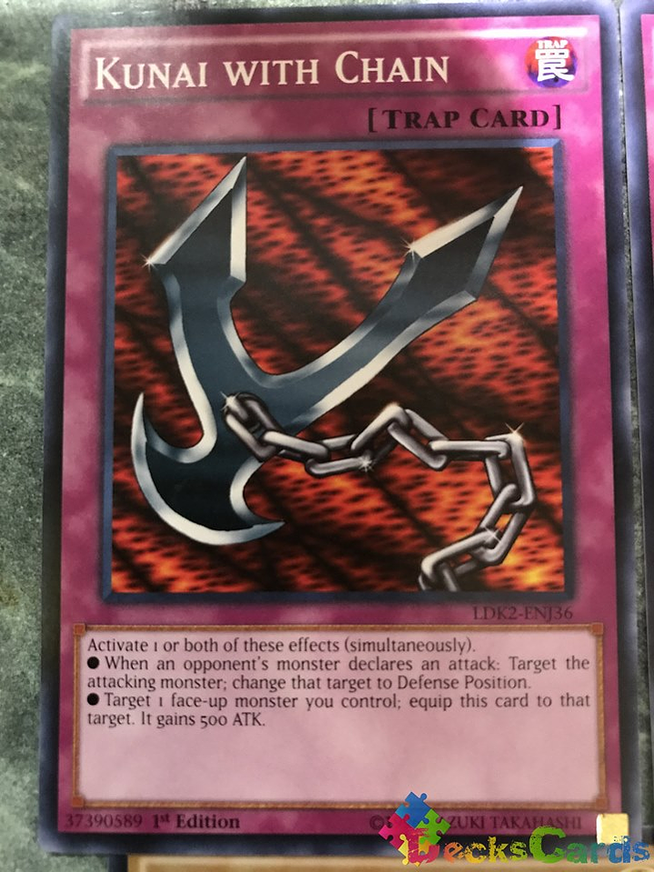 Kunai with Chain - LDK2-ENJ36 - Common 1st Edition 1