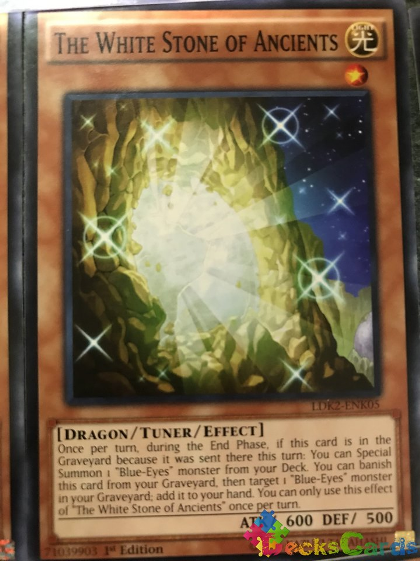 The White Stone of Ancients - LDK2-ENK05 - Common 1st Edition 1