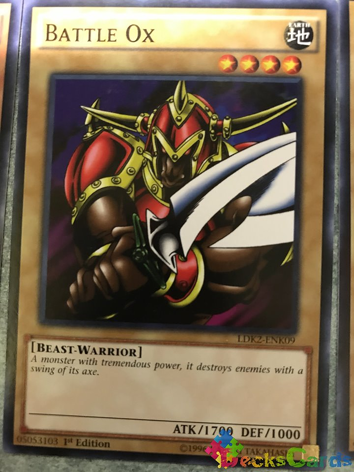 Battle Ox - LDK2-ENK09 - Common 1st Edition 1