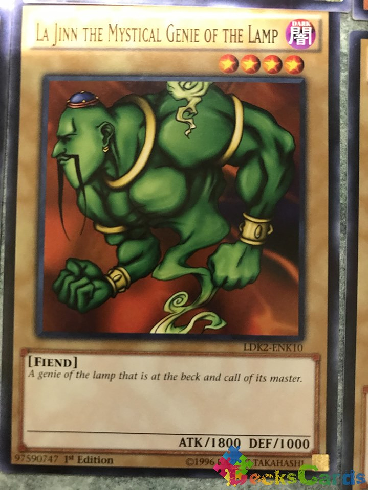 La Jinn the Mystical Genie of the Lamp - LDK2-ENK10 - Common 1st Edition 1