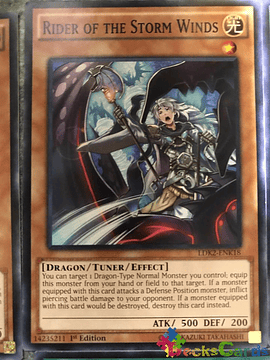 Rider of the Storm Winds - LDK2-ENK18 - Common 1st Edition