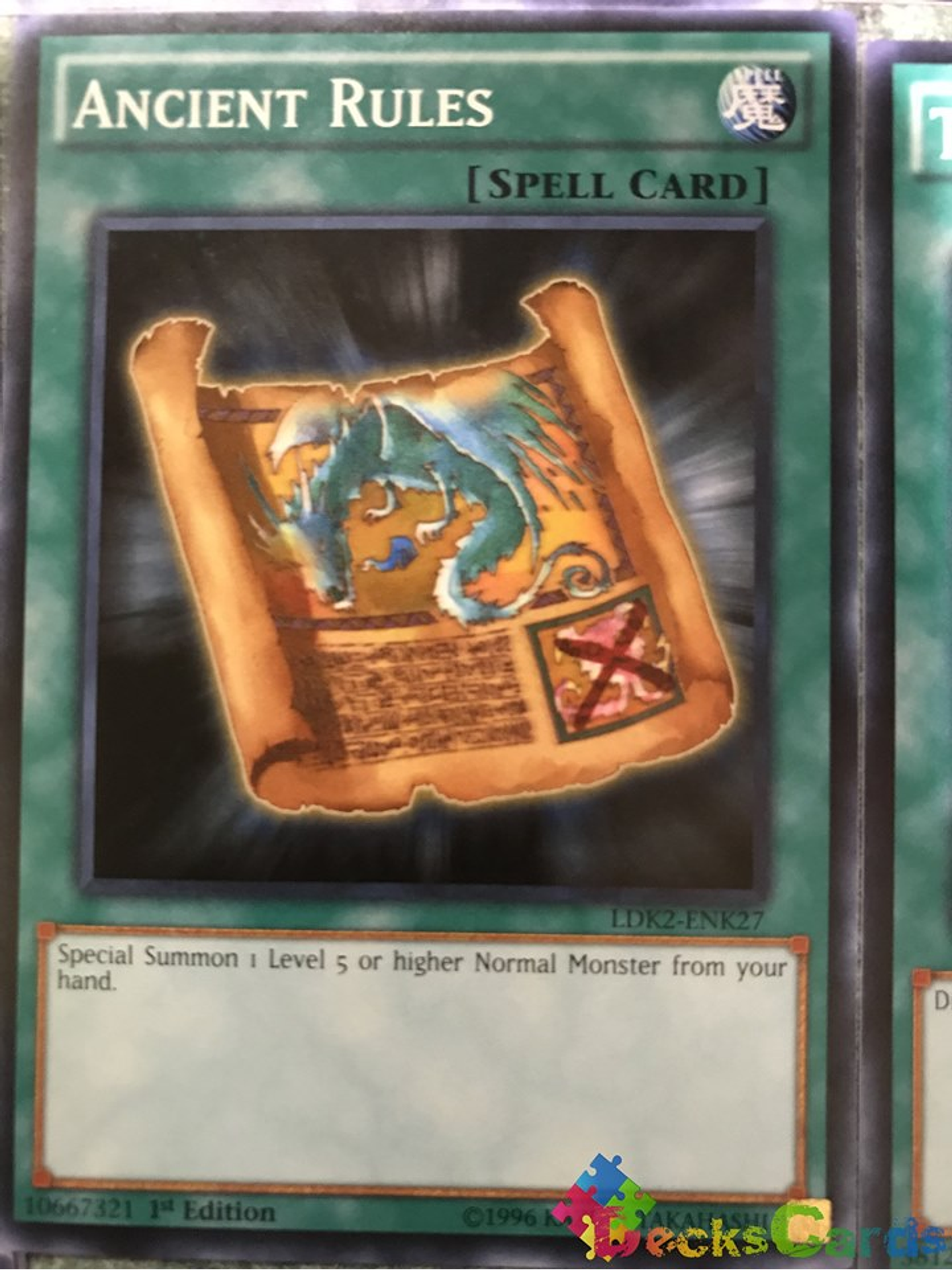 Ancient Rules - LDK2-ENK27 - Common 1st Edition 1