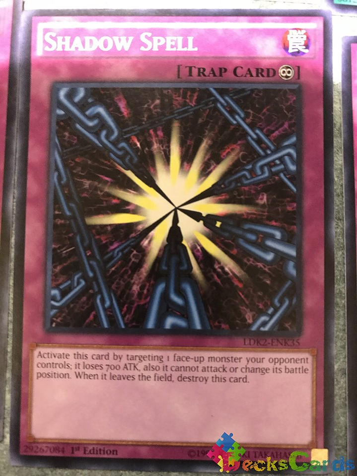Shadow Spell - LDK2-ENK35 - Common 1st Edition 1