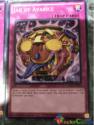 Jar of Avarice - LDK2-ENK38 - Common 1st Edition