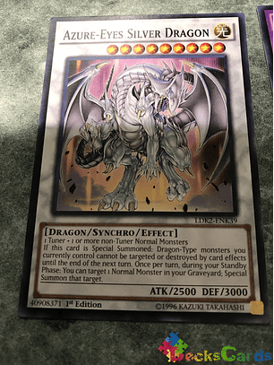 Azure-Eyes Silver Dragon - LDK2-ENK39 - Common 1st Edition
