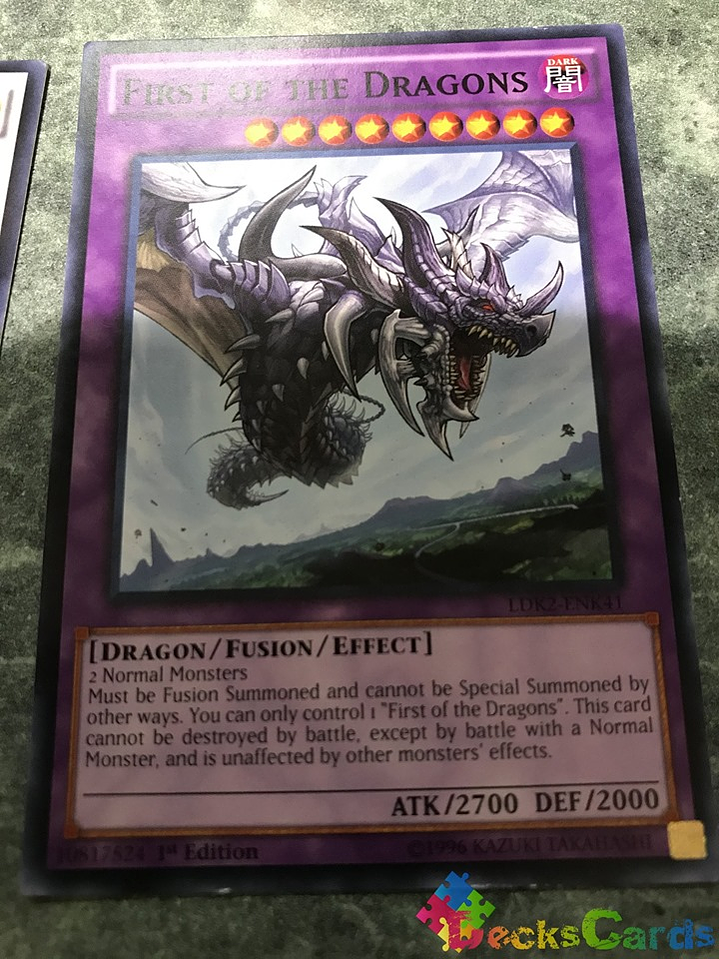 First of the Dragons - LDK2-ENK41 - Common 1st Edition 1