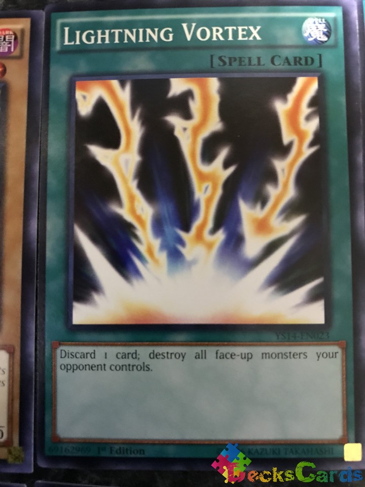 Lightning Vortex - YS14-EN023 - Common 1st Edition