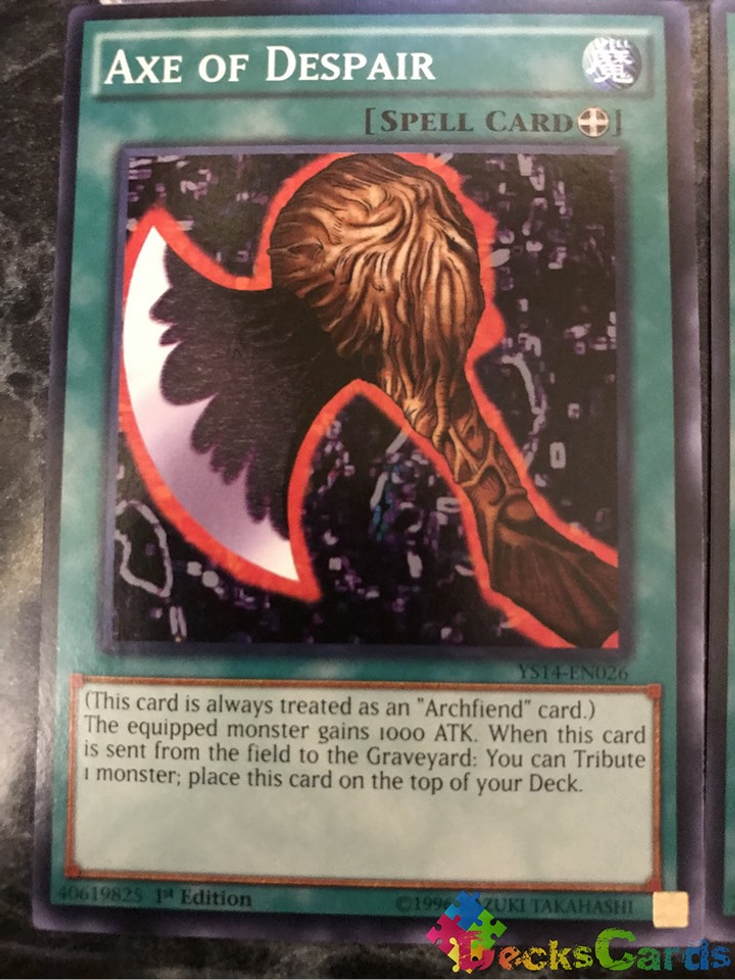 Axe of Despair - YS14-EN026 - Common 1st Edition 1