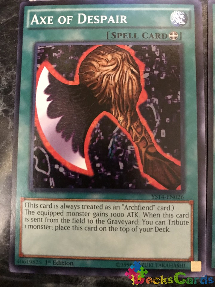 Axe of Despair - YS14-EN026 - Common 1st Edition 1