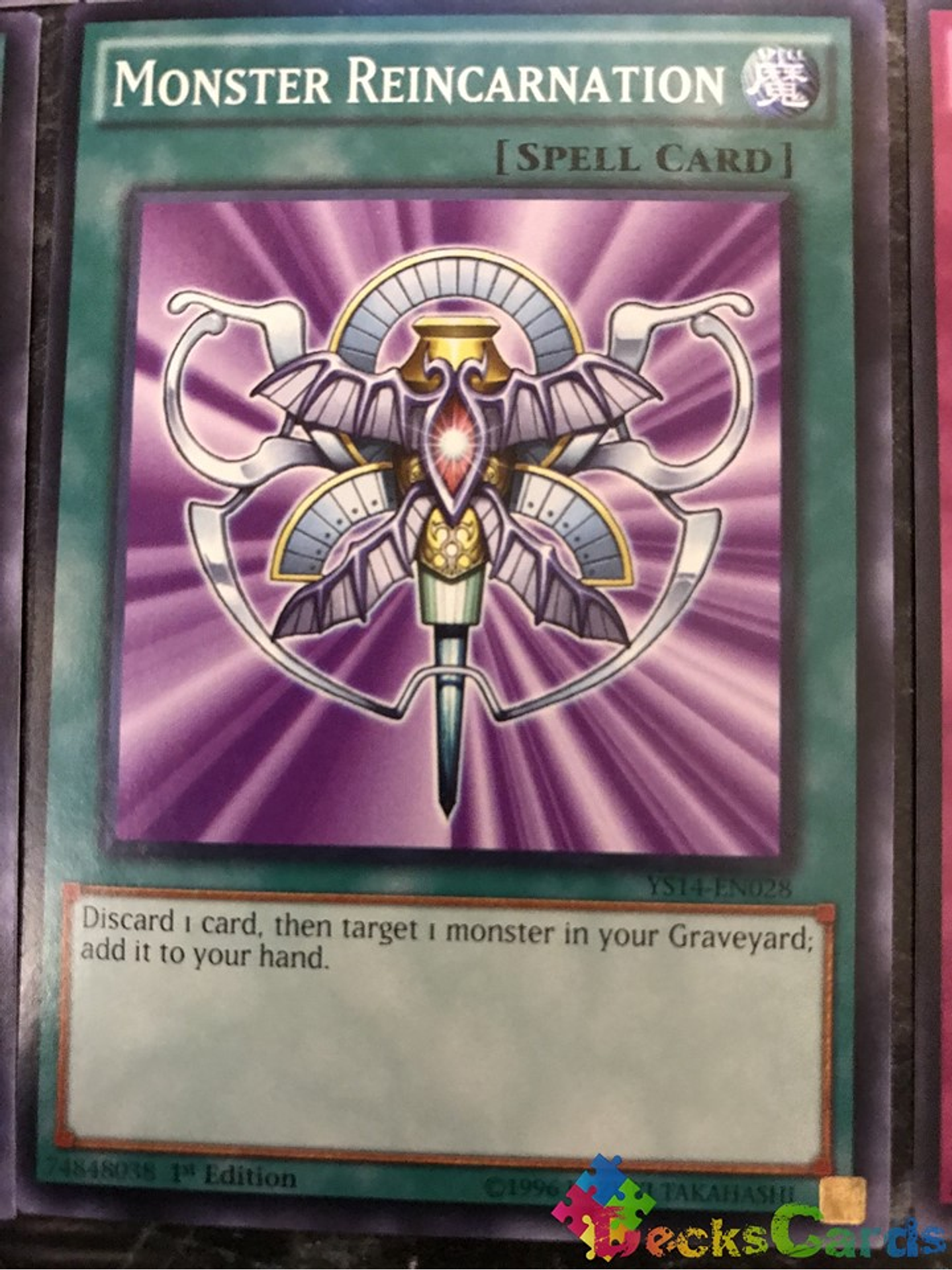 Monster Reincarnation - YS14-EN028 - Common 1st Edition 1
