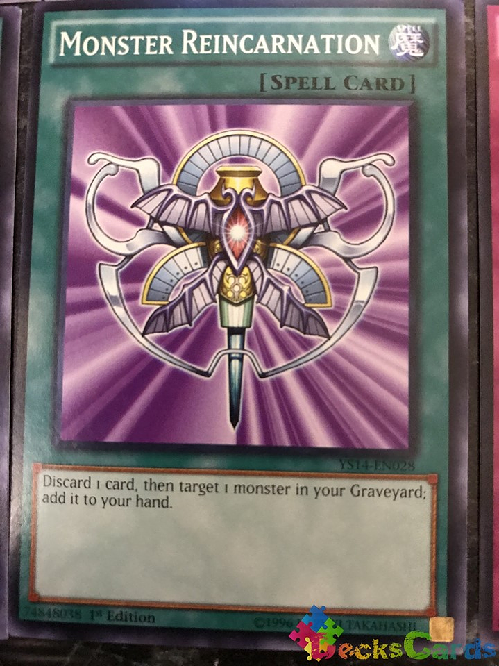 Monster Reincarnation - YS14-EN028 - Common 1st Edition 1