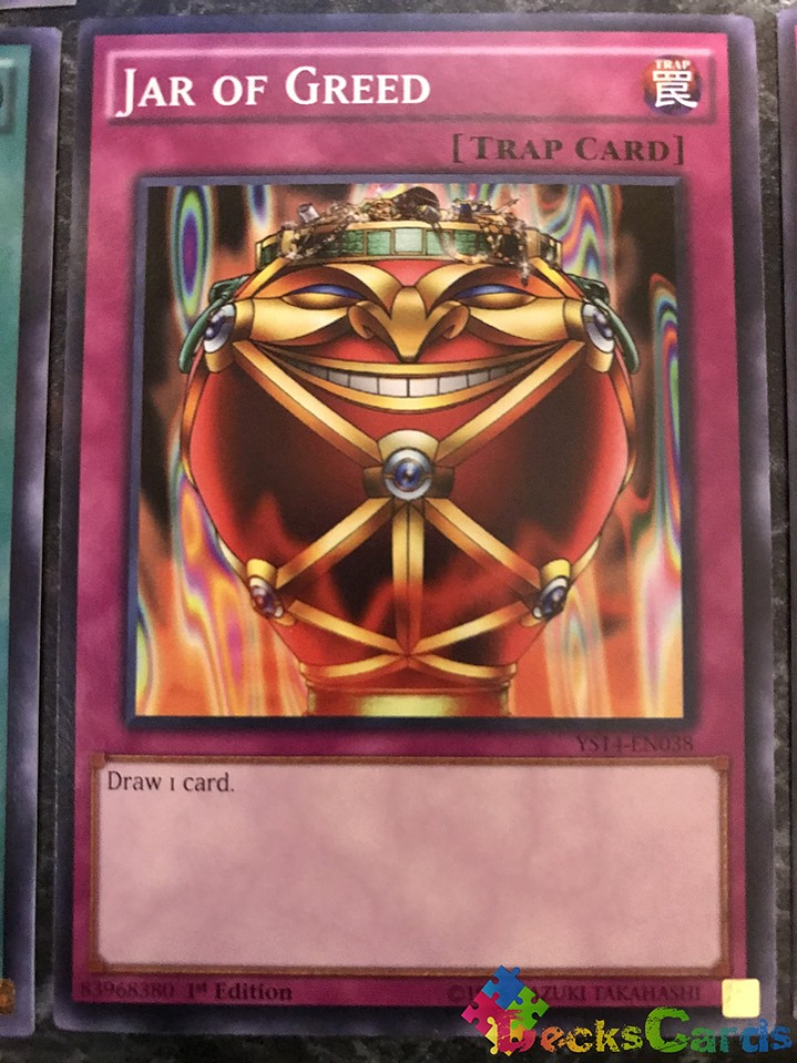 Jar of Greed - YS14-EN038 - Common 1st Edition 1