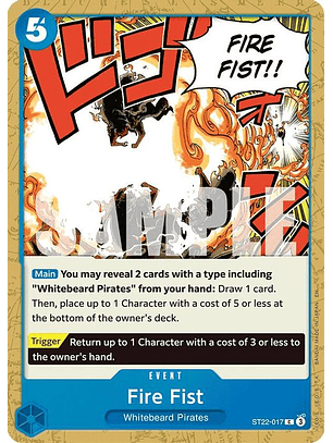 ST22-017 C Fire Fist