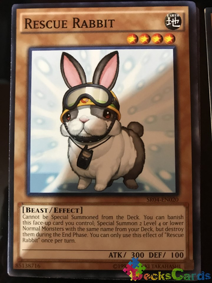 Rescue Rabbit - SR04-EN020 - Common 1st Edition 1