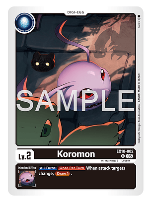 EX10-002 (Limited Foil) Koromon