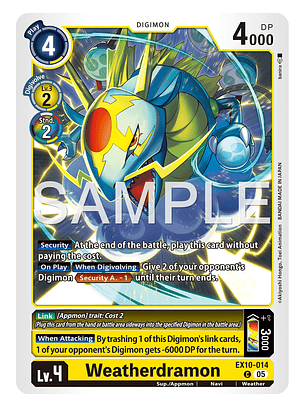 EX10-014 C Weatherdramon