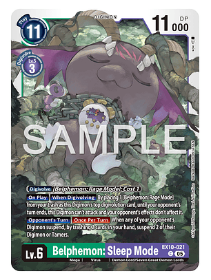 EX10-021 C Belphemon: Sleep Mode