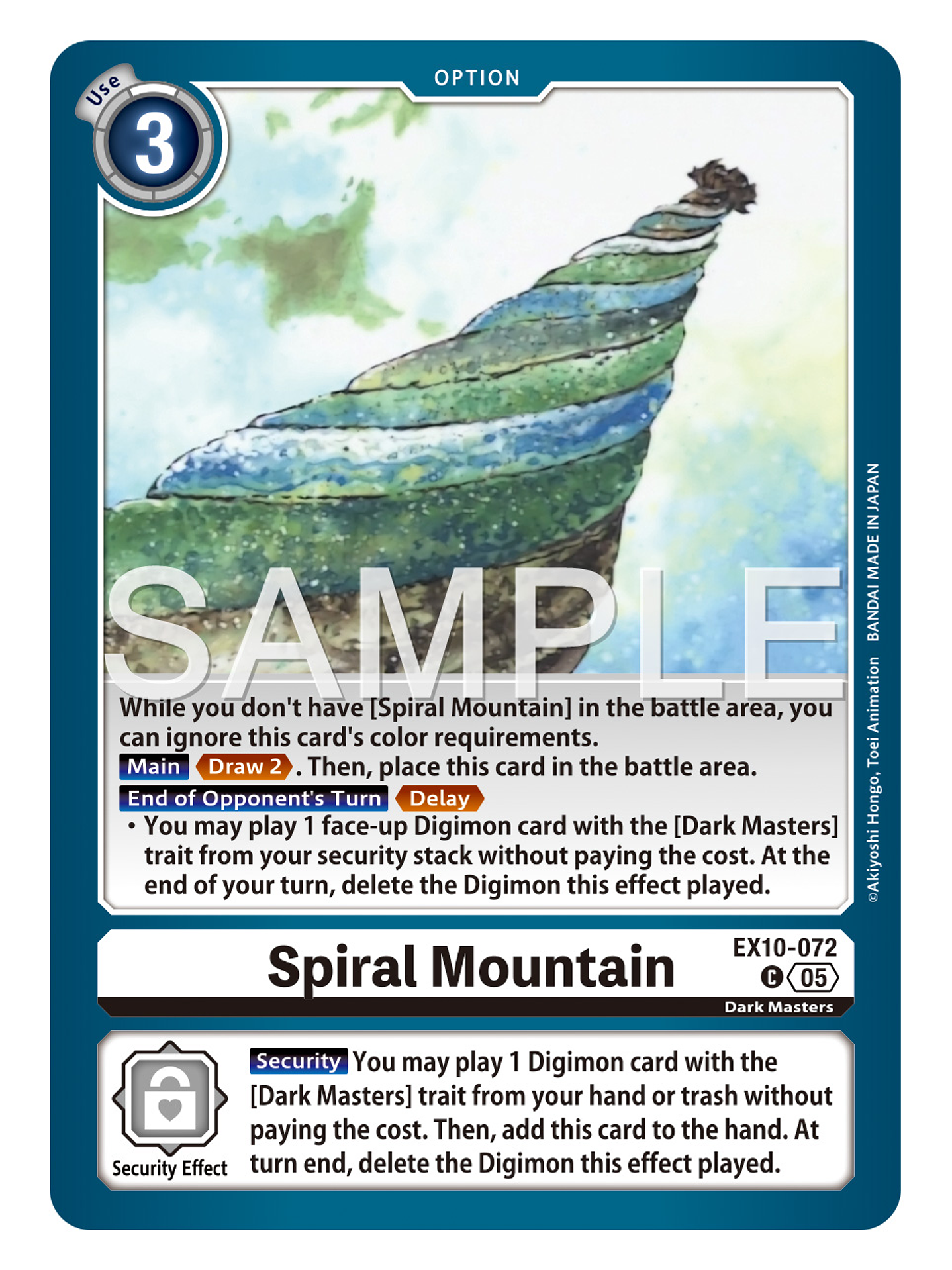 EX10-072 C Spiral Mountain 1