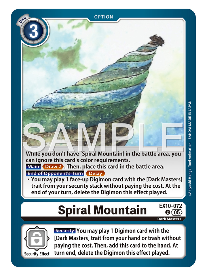 EX10-072 C Spiral Mountain 1