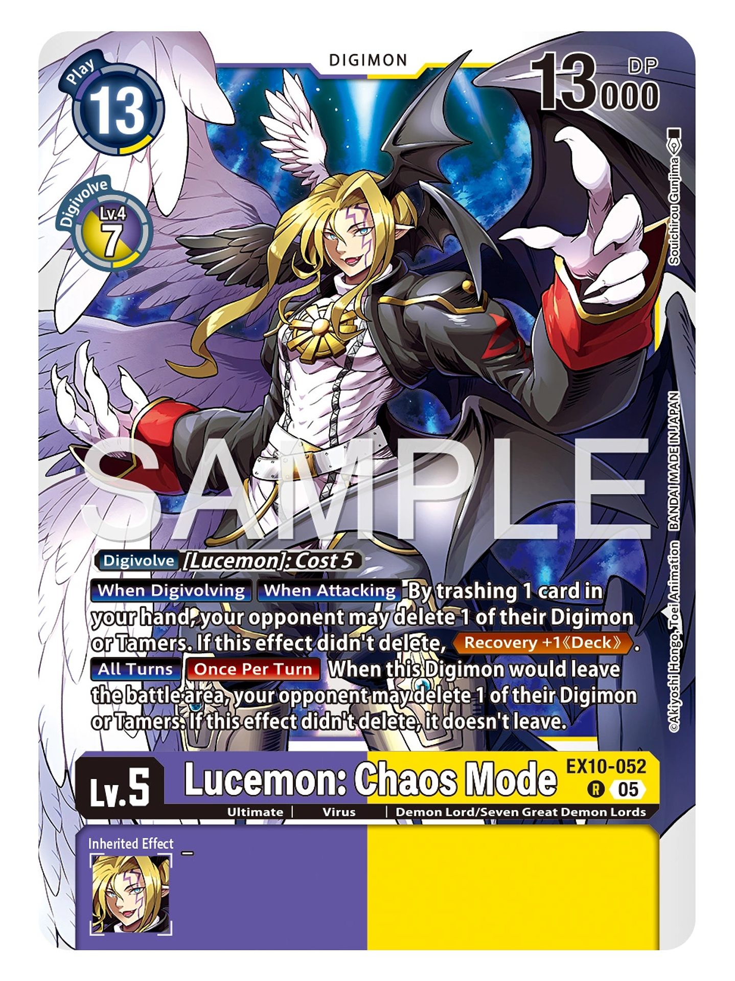 EX10-052 R Lucemon: Chaos Mode 1