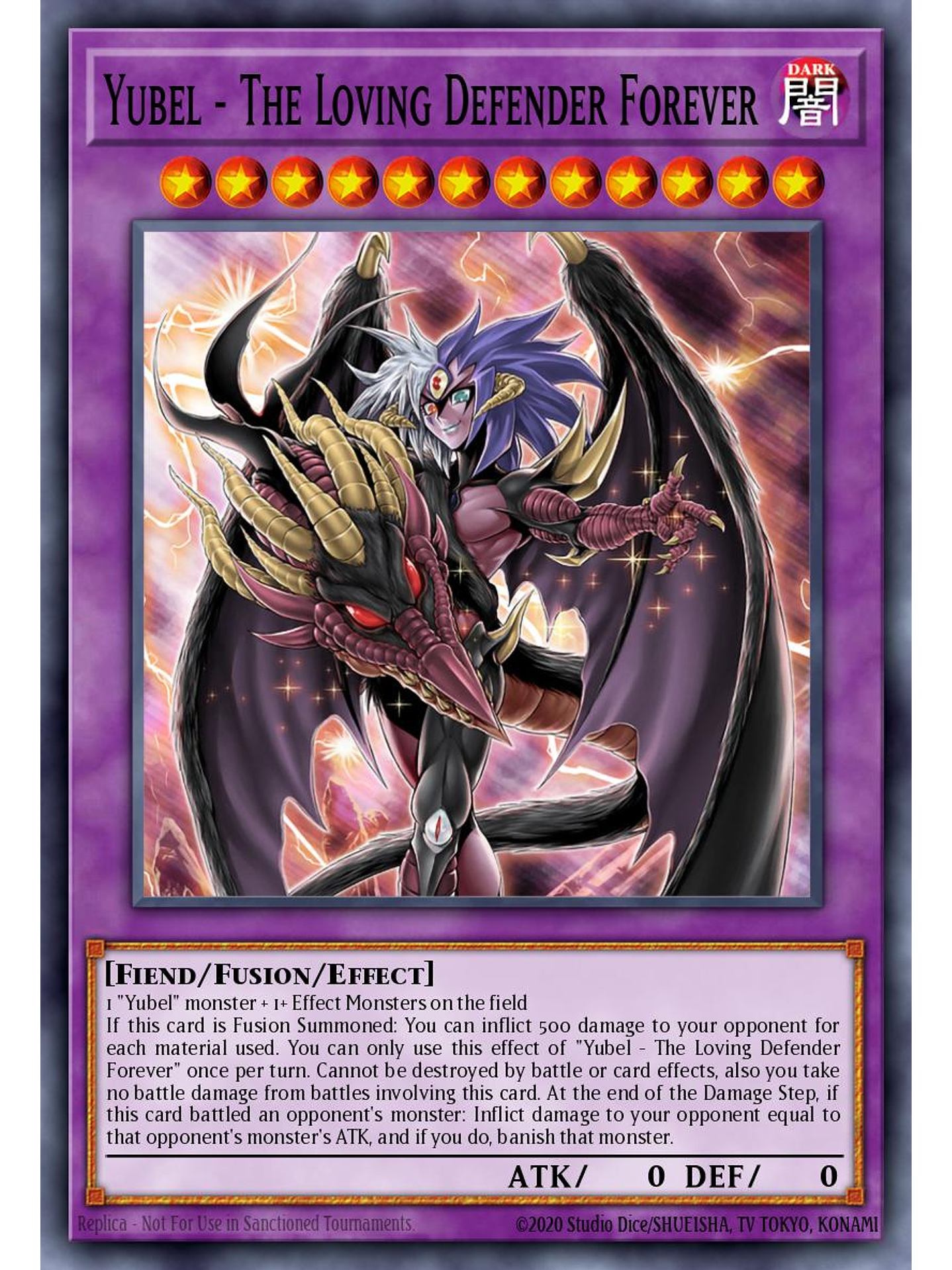 Yubel - The Loving Defender Forever - MP25-EN001 - Starlight Rare 1st Edition 1