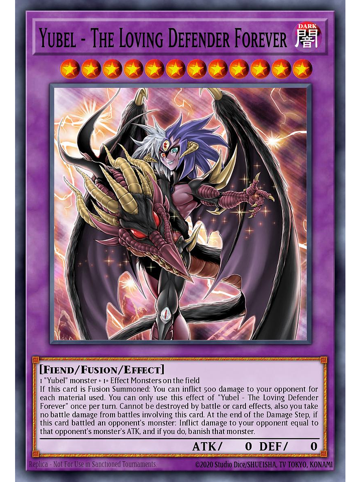 Yubel - The Loving Defender Forever - MP25-EN001 - Starlight Rare 1st Edition 1