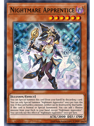 Nightmare Apprentice - MP25-EN004 - Starlight Rare 1st Edition