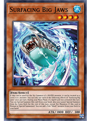 Surfacing Big Jaws - MP25-EN012 - Starlight Rare 1st Edition