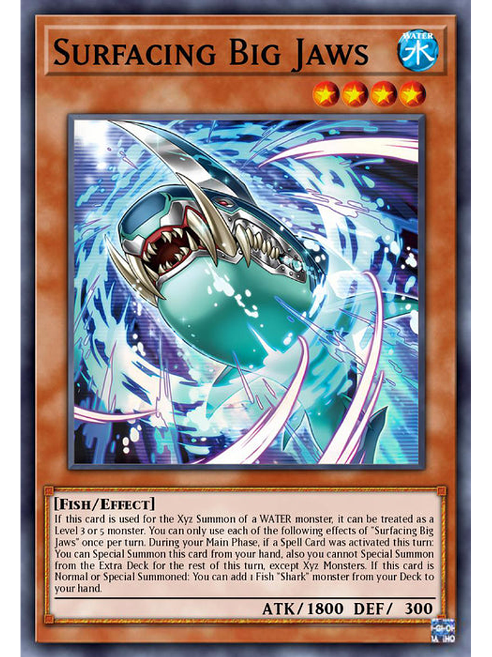 Surfacing Big Jaws - MP25-EN012 - Starlight Rare 1st Edition 1