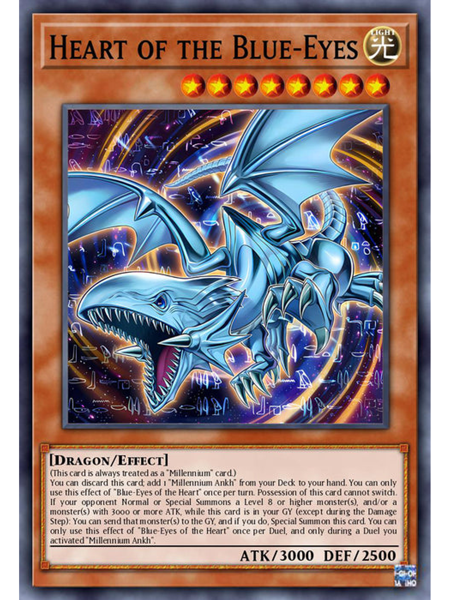 Heart of the Blue-Eyes - MP25-EN013 - Starlight Rare 1st Edition 1