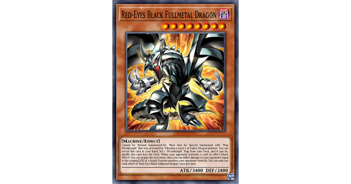 The Eye ブラックメタル　BLACKL Red-Eyes Black Fullmetal Dragon - MP25-EN014 - Starlight