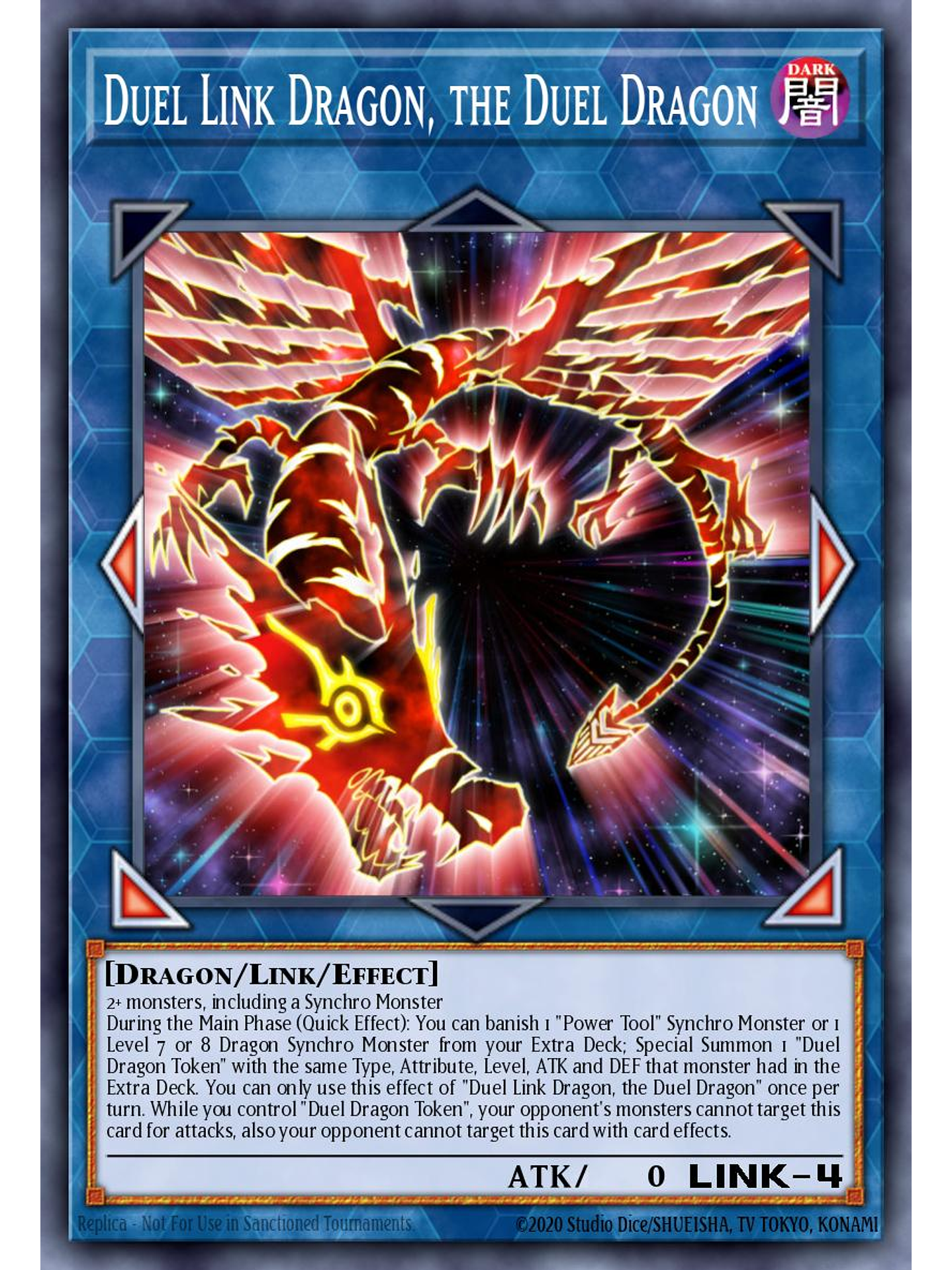 Duel Link Dragon, the Duel Dragon - MP25-EN039 - Starlight Rare 1st Edition 1