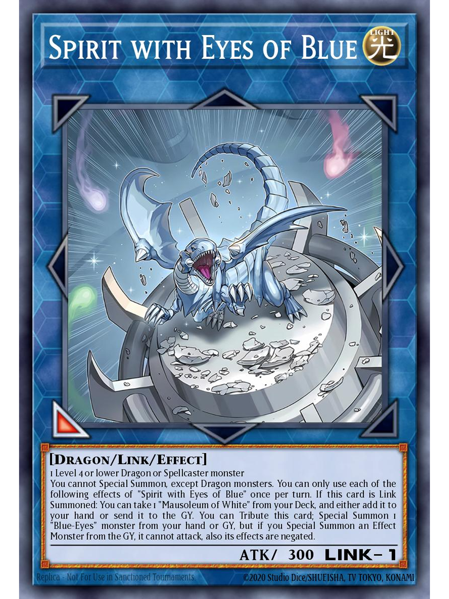 Spirit with Eyes of Blue - MP25-EN049 - Starlight Rare 1st Edition 1