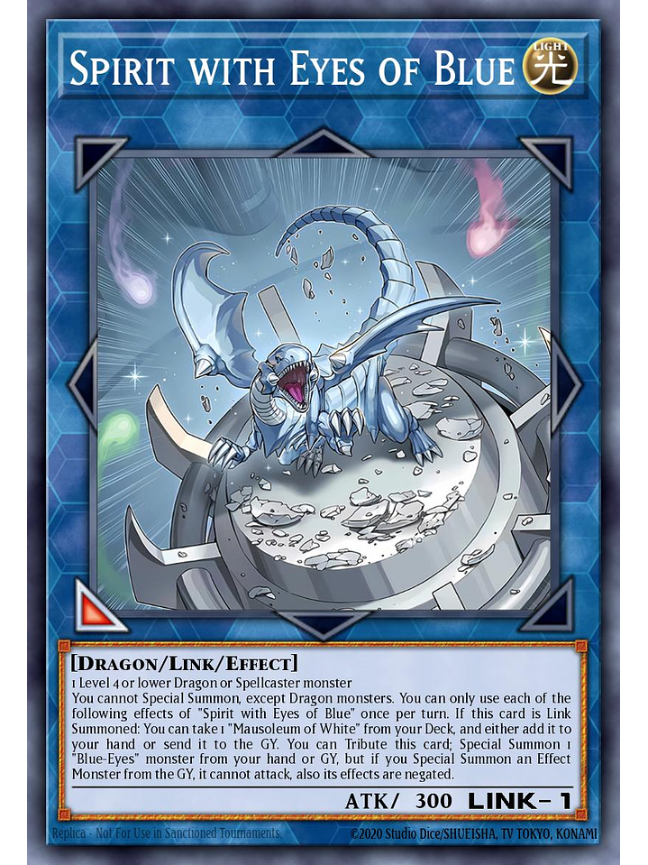 Spirit with Eyes of Blue - MP25-EN049 - Starlight Rare 1st Edition 1