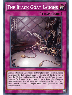 The Black Goat Laughs - MP25-EN057 - Prismatic Secret Rare 1st Edition