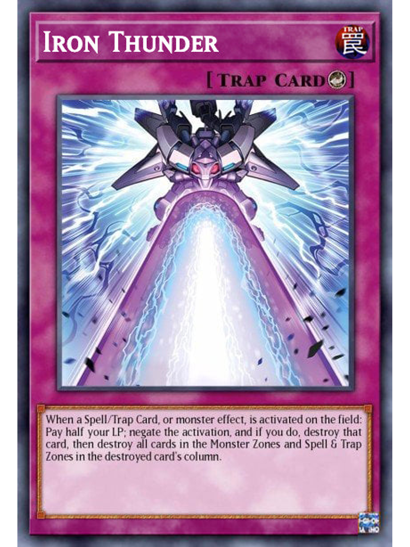 Iron Thunder - MP25-EN058 - Prismatic Secret Rare 1st Edition 1