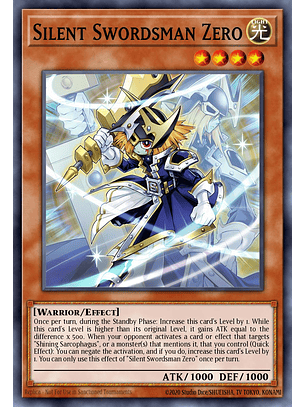 Silent Swordsman Zero - MP25-EN059 - Prismatic Secret Rare 1st Edition