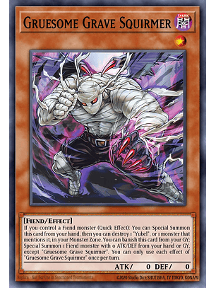 Gruesome Grave Squirmer - MP25-EN065 - Prismatic Secret Rare 1st Edition