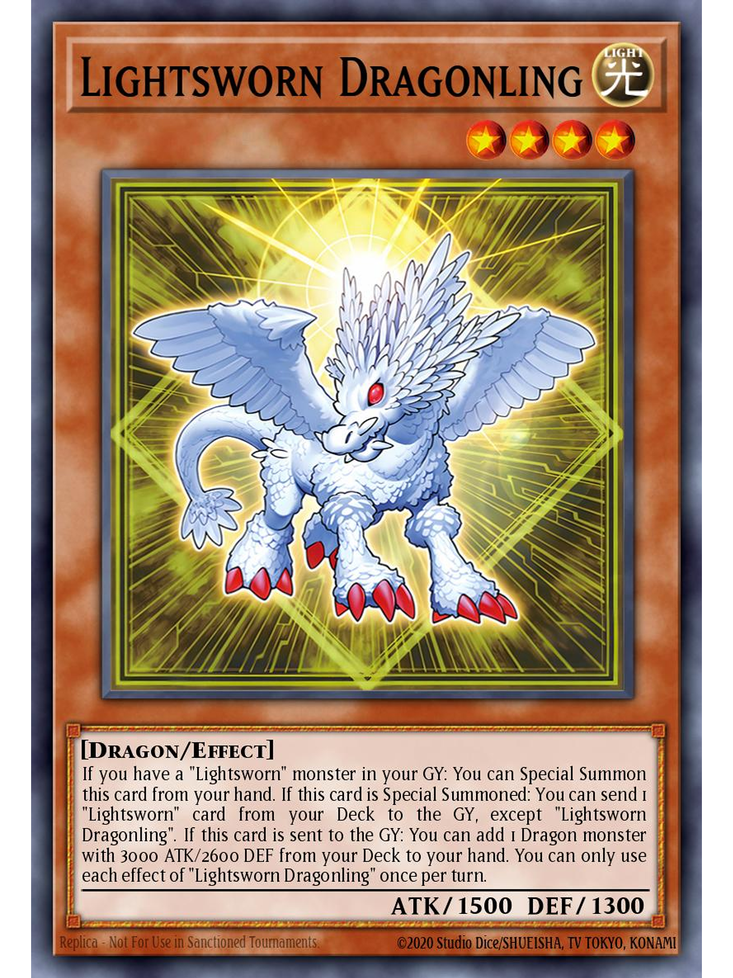 Lightsworn Dragonling - MP25-EN066 - Prismatic Secret Rare 1st Edition 1