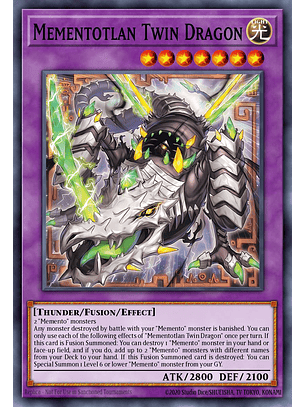 Mementotlan Twin Dragon - MP25-EN067 - Prismatic Secret Rare 1st Edition