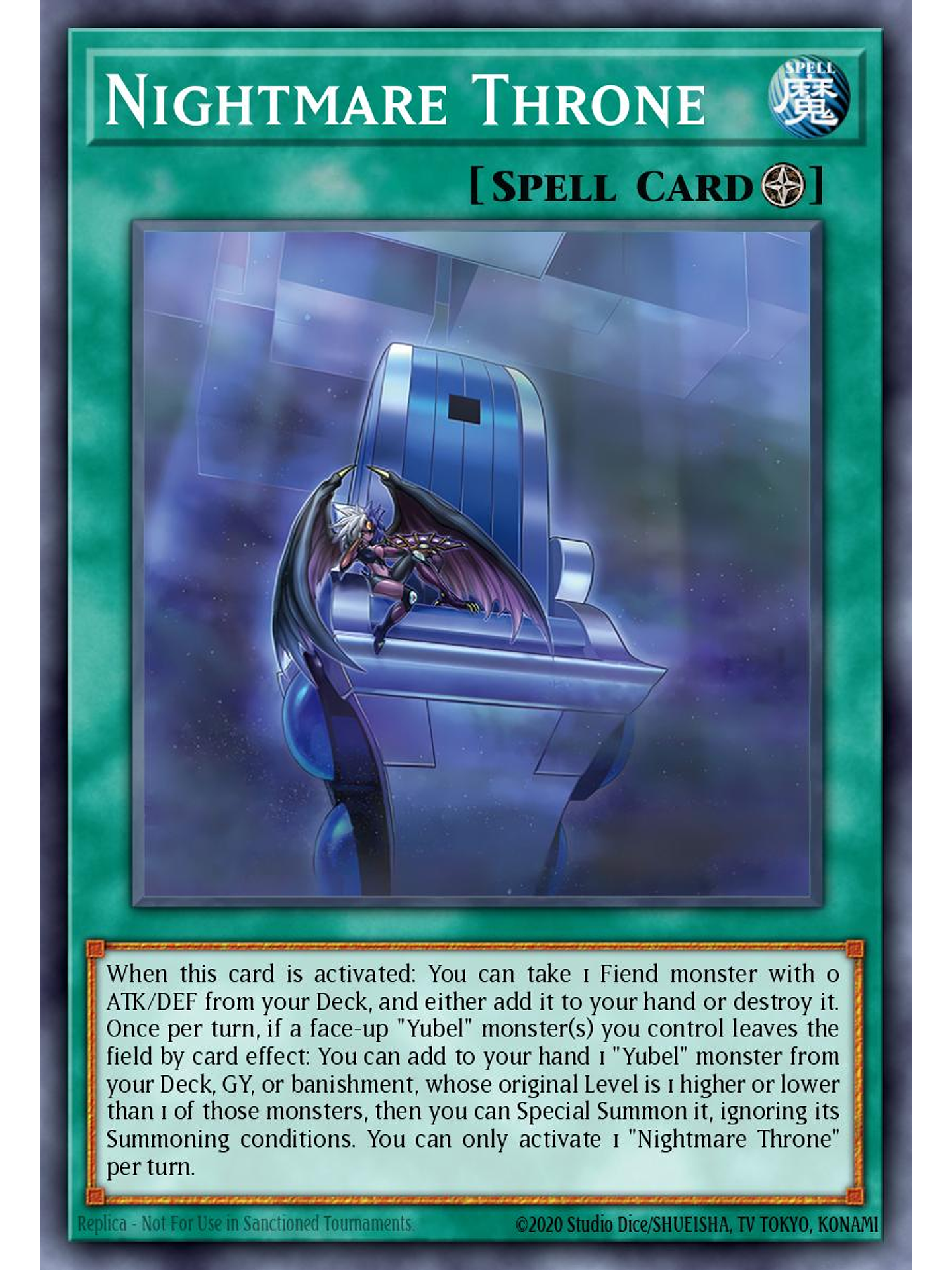 Nightmare Throne - MP25-EN072 - Prismatic Secret Rare 1st Edition 1