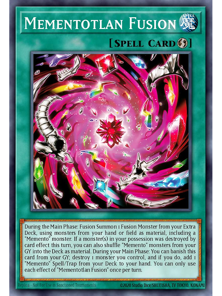 Mementotlan Fusion - MP25-EN073 - Prismatic Secret Rare 1st Edition 1